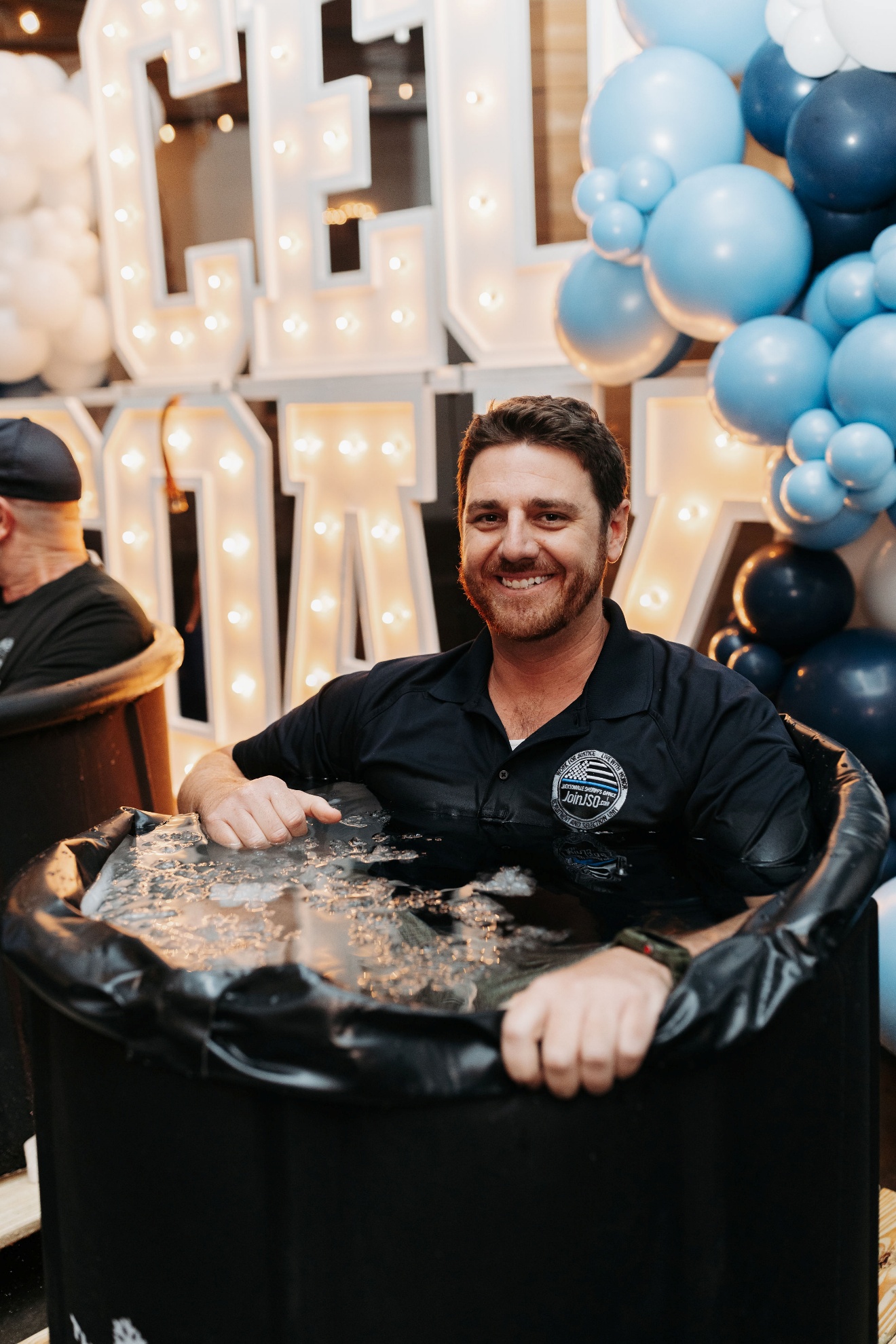 ALS CEO Soak Ice Bucket Challenge 1