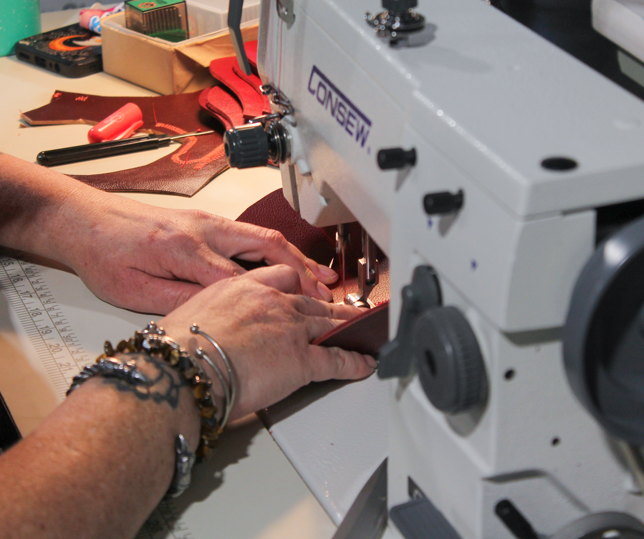 Rethreaded upcycled products and toffee 2