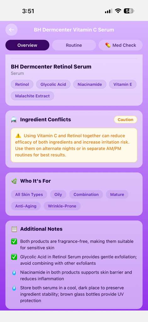 SnapSkincareAI app screen 4