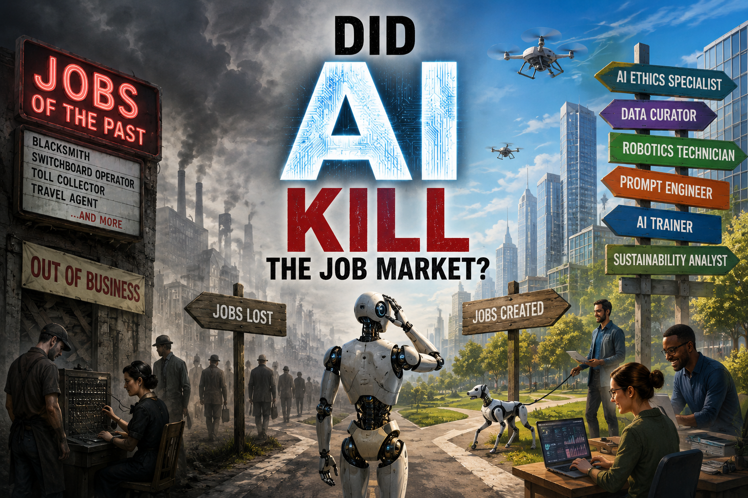 Did AI Kill the Job Market?